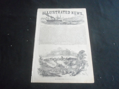 1853 AUGUST 27 ILLUSTRATED NEWS MAGAZINE -COLLISON PROVIDENCE/WORCESTER- B 5531M
