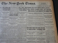 1921 DECEMBER 17 NEW YORK TIMES - FRENCH ASK NAVY RATIO ABOVE JAPAN'S - NT 6134