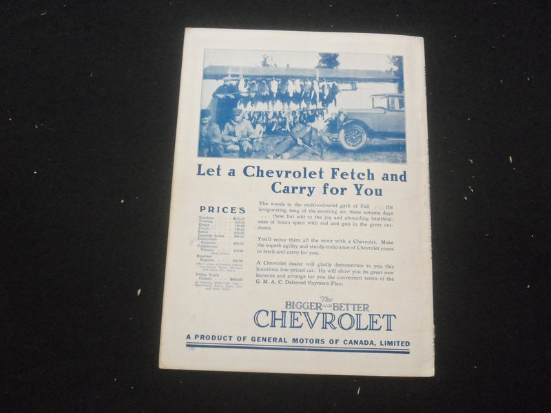 1928 OCTOBER ROD AND GUN MAGAZINE - NICE COVER, ARTICLES & PHOTOS - SP 6377K