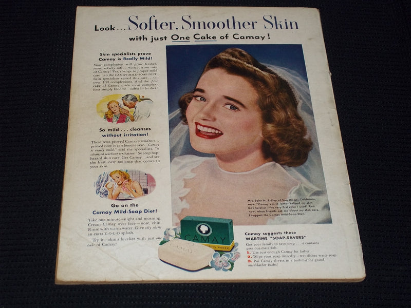 1944 APRIL SCREEN ROMANCES MAGAZINE - PAULETTE GODDARD COVER - E 16535