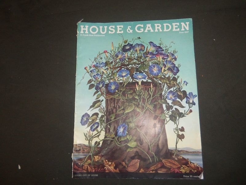 1937 JUNE THE HOUSE & GARDEN MAGAZINE - GREAT PHOTOS & ADS - ST 738