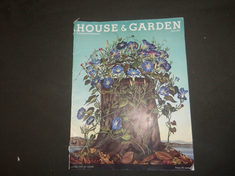 1937 JUNE THE HOUSE & GARDEN MAGAZINE - GREAT PHOTOS & ADS - ST 738