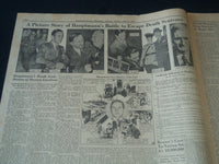 1936 APRIL 4 WILMINGTON JOURNAL NEWSPAPER - BRUNO DIES WITHOUT CONFESS - NT 7231