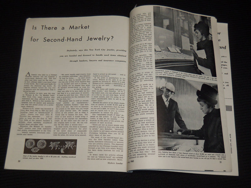 1965 FEBRUARY MODERN JEWELER MAGAZINE - DICK BUTKUS - WESTERN EDITION - J 9899