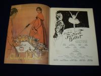 1954-1955 LONDON'S FESTIVAL BALLET PROGRAM - S. HUROK - TOUMANOVA - J 5096