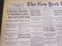 1931 MAY 5 NEW YORK TIMES - DI ROBILANT'S OWN STORY IN JUNGLE - NT 5033