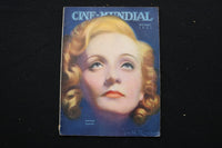 1931 NOVEMBER CINE-MUNDIAL MAGAZINE - MARLENE DIETRICH COVER - E 25126