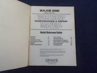 1973 RENAULT 10 1967-72 & SAAB 99E 1968-72 SOFTCOVER MANUALS -LOT OF 2 - KD 8200