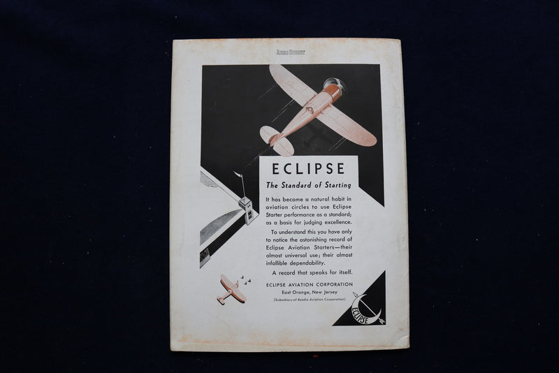 1931 JULY AERO DIGEST MAGAZINE - LINDBERGH'S LOCKHEED 'SIRIUS' COVER - E 11268