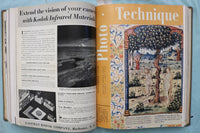 1940 PHOTO TECHNIQUE MAGAZINE BOUND VOLUME - COMPLETE YEAR - KD 9711