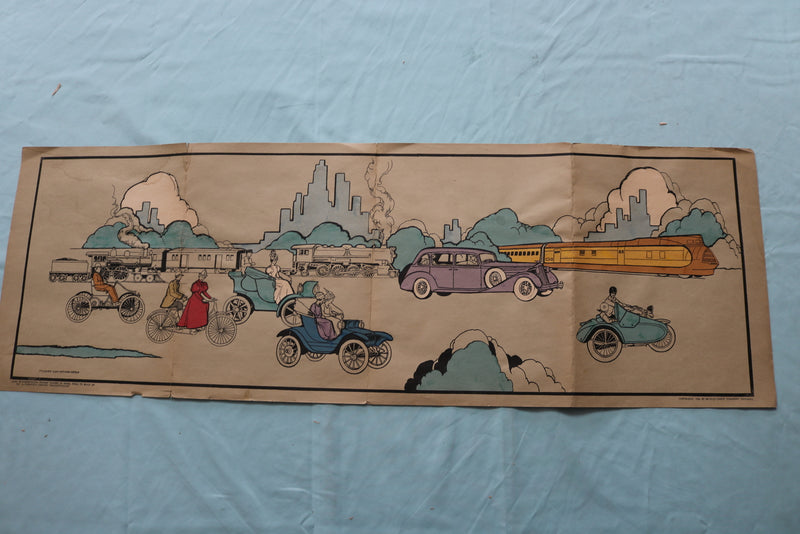1936 MILDRED LYON HETHERINTON POSTERS IN PANEL FORM - LOT OF 3 - K 2521