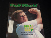 1985 JULY 26 GOLF WORLD MAGAZINE - SANDY LYLE FRONT COVER - E 5592A