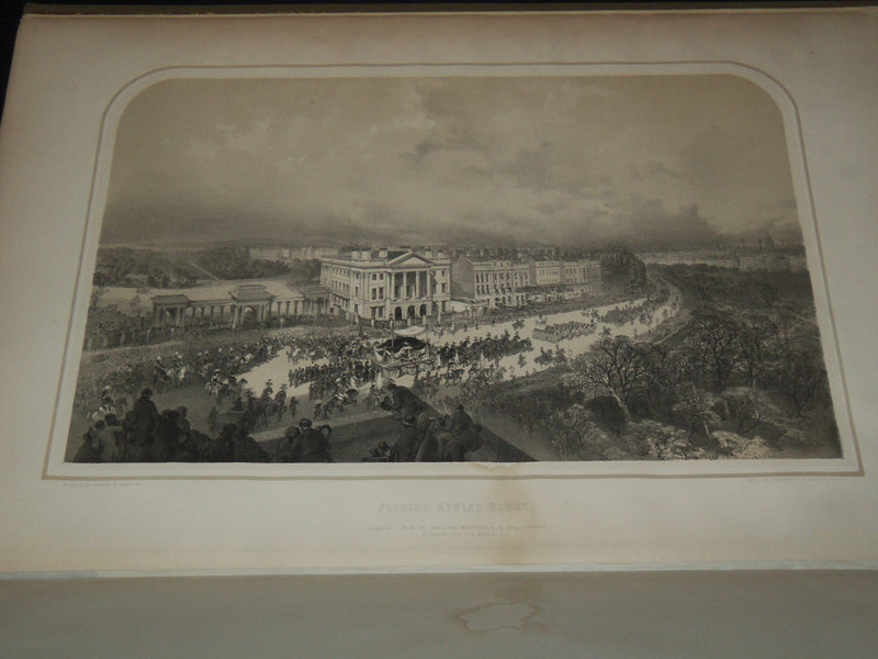 1852 OBSEQUIES OF DUKE OF WELLINGTON LONDON FOLIO W 7 ENGRAVED PLATES - Z 268