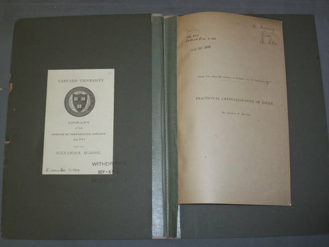 1897 FRACTIONAL CRYSTALLIZATION OF ROCKS BY GEORGE F. BECKER - J 4898