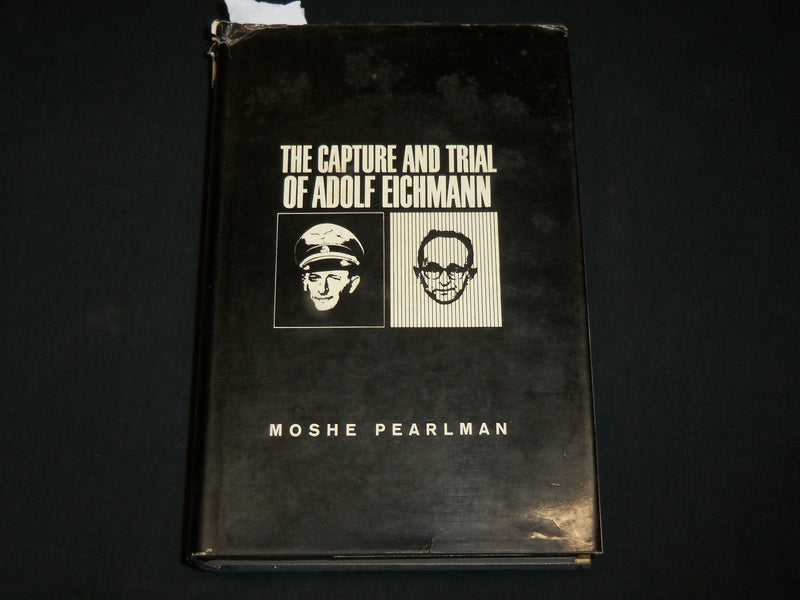 1963 THE CAPTURE AND TRIAL OF ADOLF EICHMANN HARDCOVER BOOK & LETTER - KD 6531