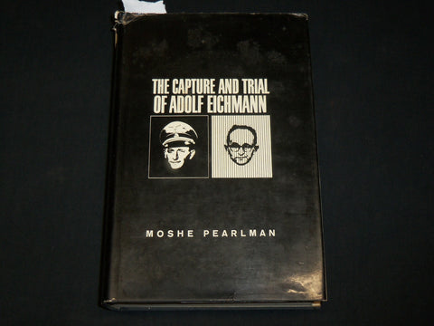 1963 THE CAPTURE AND TRIAL OF ADOLF EICHMANN HARDCOVER BOOK & LETTER - KD 6531
