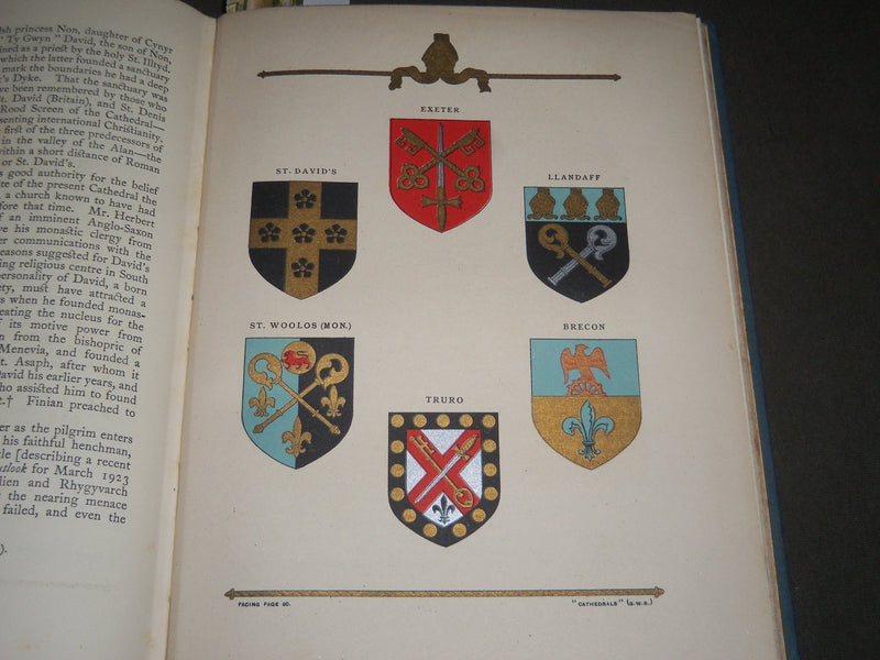 1926 CATHEDRALS HARDCOVER BOOK W/ 74 ILLUSTRATIONS - MAP - KD 4465