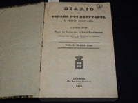 1850 MAY-JULY DIARIO DA CAMARA DOS DEPUTADOS VOLUME LOT OF 2 - LISBOA - KD 2016J