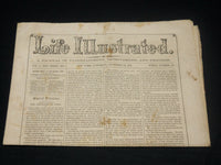 1855 NOVEMBER 24 LIFE ILLUSTRATED NEWSPAPER - HIAWATHA LONGFELLOW - NP 4782