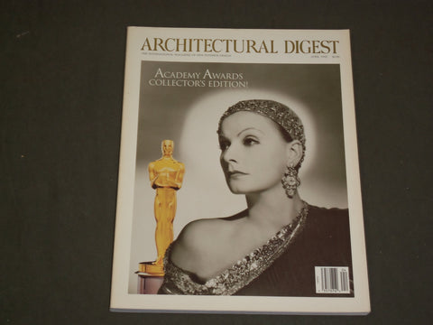 1992 APRIL ARCHITECTURAL DIGEST MAGAZINE - GRETA GARBO, ACADEMY AWARDS - B 3823