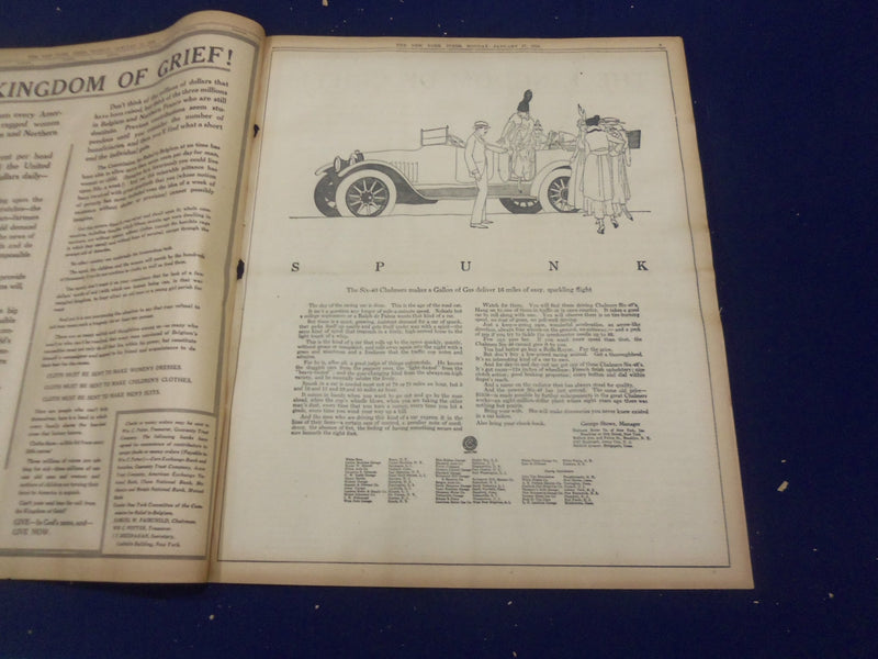 1916 JANUARY 17 NEW YORK TIMES - LUSITANIA APOLOGY REMAINS IN DOUBT - NT 9074