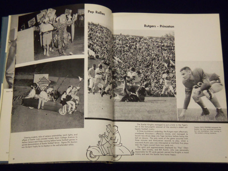 1958 SCARLET LETTER RUTGERS UNIVERSITY YEARBOOK - NEW JERSEY - PHOTOS - YB 657