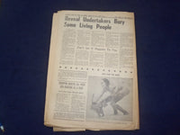 1966 APRIL NATIONAL FREE PRESS NEWSPAPER - THEY BURY THE LIVING - NP 6933