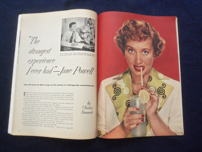 1952 JUNE MOTION PICTURE AND TELEVISION MAGAZINE - DORIS DAY COVER - SP 4780T
