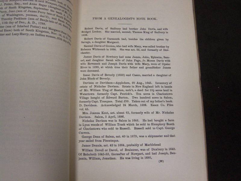 1900-1907 THE GENEALOGICAL QUARTERLY MAGAZINE LOT OF 18 + INDEX - WR 159
