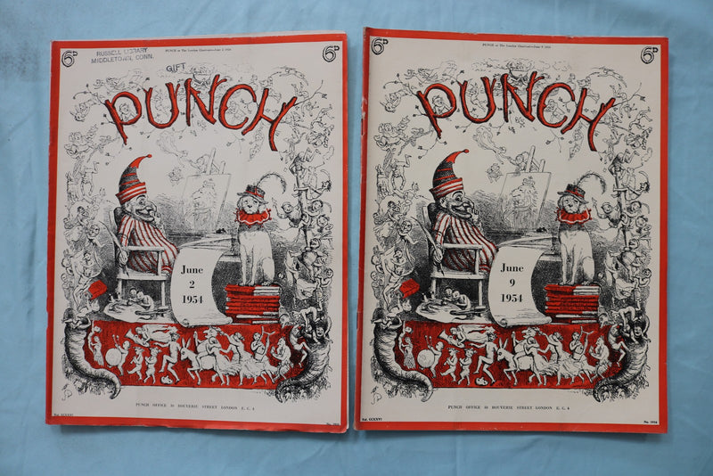 1954 PUNCH MAGAZINE - LOT OF 25 - O 3970