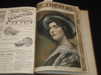 1906 JULY-DECEMBER LE THEATRE MAGAZINE BOUND VOLUME - 12 ISSUES - KD 2278G