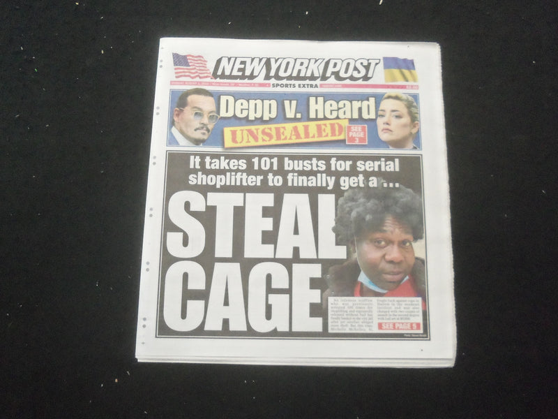2022 AUGUST 1 NEW YORK POST NEWSPAPER - BILL RUSSELL DIED (1934-2022)
