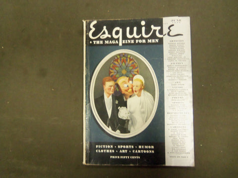 1936 JUNE ESQUIRE MAGAZINE - NICE ILLUSTRATIONS, COVER AND ADS - ST 3083