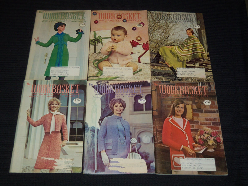 1971-1973 THE WORKBASKET AND HOME ARTS MAGAZINE LOT OF 27 ISSUES - WR 55O