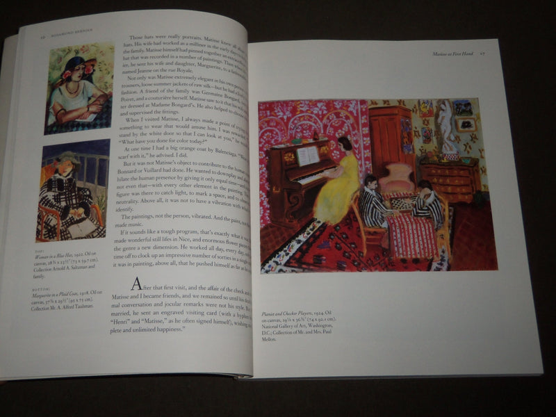 1991 MATISSE PICASSO MIRO AS I KNEW THEM CATALOG BY ROSAMOND BERNIER - KD 5078