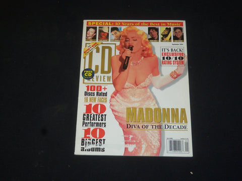 1994 SEPTEMBER CD REVIEW MAGAZINE - MADONNA COVER - SP 8538