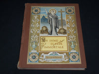 1943 UN INNO DI FEDE IMMORTALE HARDCOVER BOOK BY SCILLA DE GLAUCO - R 721L