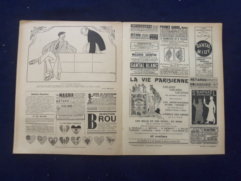 1908 JUNE 20 LE SOURIRE MAGAZINE - ILLUSTRATED COMEDY - FRENCH TEXT - SP 4867M