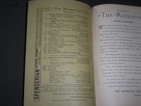 1884 JULY THE MANHATTAN ILLUSTRATED MONTHLY MAGAZINE VOLUME 4 NO. 1 - J 3353