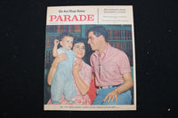 1960 NOV 27 PARADE MAGAZINE - MR. & MRS. JERRY LEWIS & 5TH SON COVER - E 25651