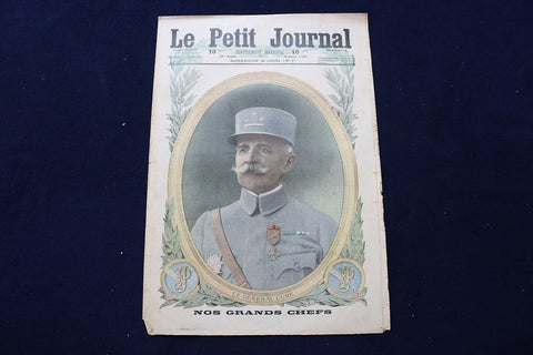 1917 JUNE 3 LE PETIT JOURNAL SUPPLEMENT ILLUSTRE MAGAZINE - GEN. CURE- NP 8811