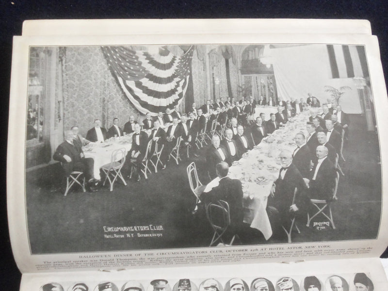 1917 SEP-OCT THE LOG OF THE CIRCUMNAVIGATORS CLUB SOFTCOVER BOOK - K 181