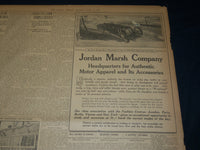 1909 JUNE 21 THE BOSTON HERALD NEWSPAPER - OXFORD HEIGHTS TRAGEDY - BH 372