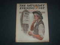1911 JULY 22 THE SATURDAY EVENING POST MAGAZINE - ILLUSTRATED COVER - SP 2470I