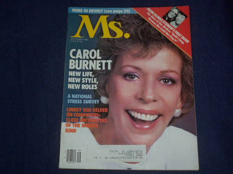 1983 SEPTEMBER MS. MAGAZINE - CAROL BURNETT - ST 6031