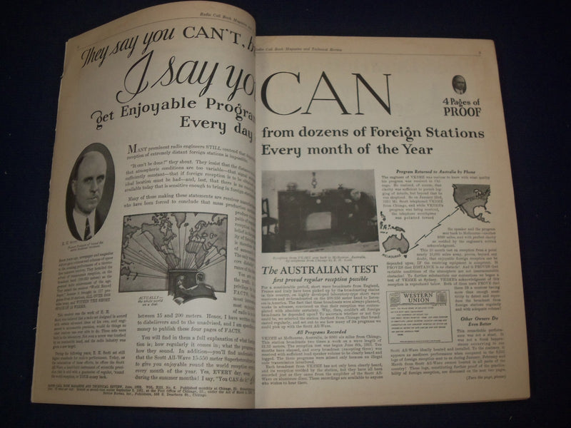 1931-1932 RADIO CALL BACK & TECHNICAL REVIEW MAGAZINE LOT OF 5 - O 2616