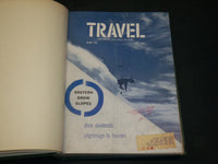 1958 JANUARY-DECEMBER TRAVEL MAGAZINE BOUND VOLUME - GREAT COVERS - KD 6000
