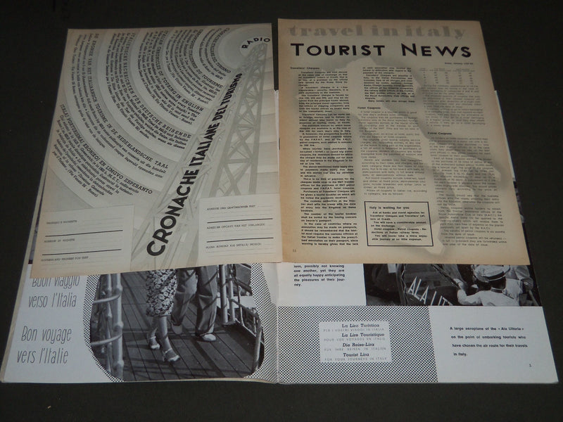 1937 JANUARY ITALIA MAGAZINE ANNO V NUMERO 3 - NICE PHOTOS - ST 5179