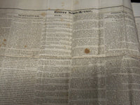 1849 EXETER NEWS LETTER ROCKINGHAM ADVERTISER - NEW HAMPSHIRE LOT OF 2 - K 56