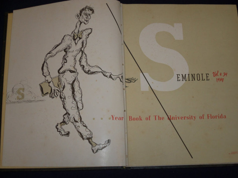 1949 SEMINOLE UNIVERSITY OF FLORIDA YEARBOOK - GAINESVILLE - PHOTOS - YB 422